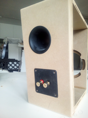 Bass reflex tube - Binding Posts - DIY Loudspeakers